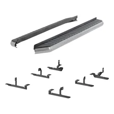 AeroTread 5" x 76" Polished Stainless Running Boards, Select Enclave, Traverse image 2