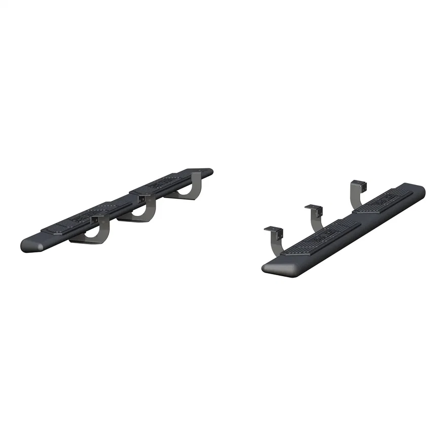 AscentStep 5-1/2" x 75" Black Steel Running Boards, Select Ford Explorer