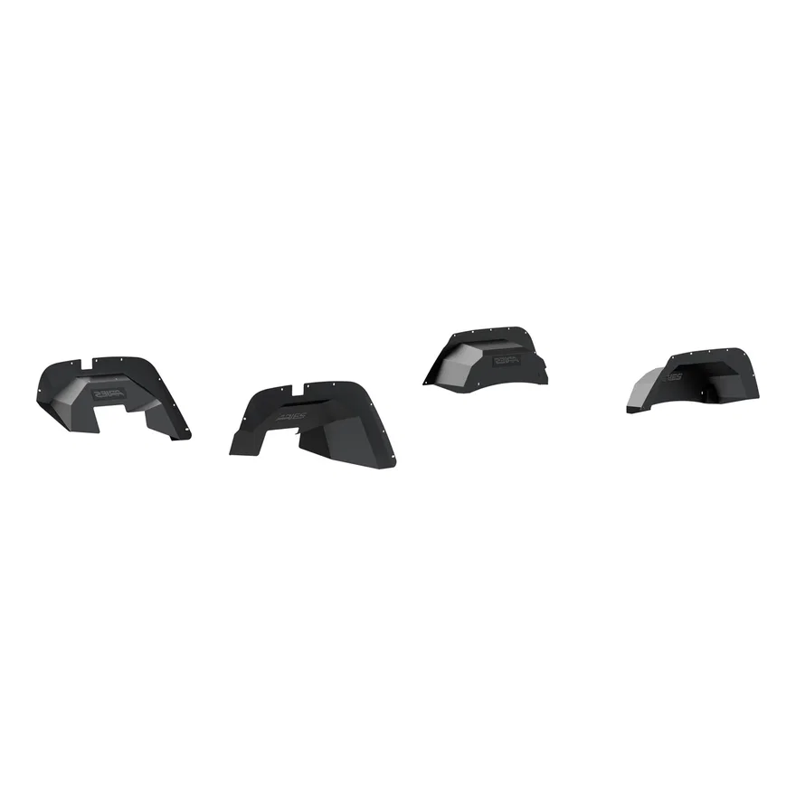 Jeep Wrangler JK Aluminum Front and Rear Inner Fender Liners