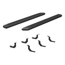 AdvantEDGE 5-1/2" x 85" Black Aluminum Side Bars, Select Toyota Tundra image 2