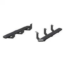 AdvantEDGE 75in. Black Aluminum Side Bars; Select Toyota Tundra Extended Cab image 1