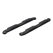 4" Black Steel Oval Side Bars, Select Chevrolet Colorado, GMC Canyon Crew Cab image 2