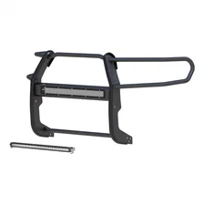 Pro Series Black Steel Grille Guard with Light Bar, Select Toyota Tacoma image 1