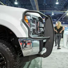 Pro Series Black Steel Grille Guard, Select Ford F-250, F-350, F-450, F-550 image 6