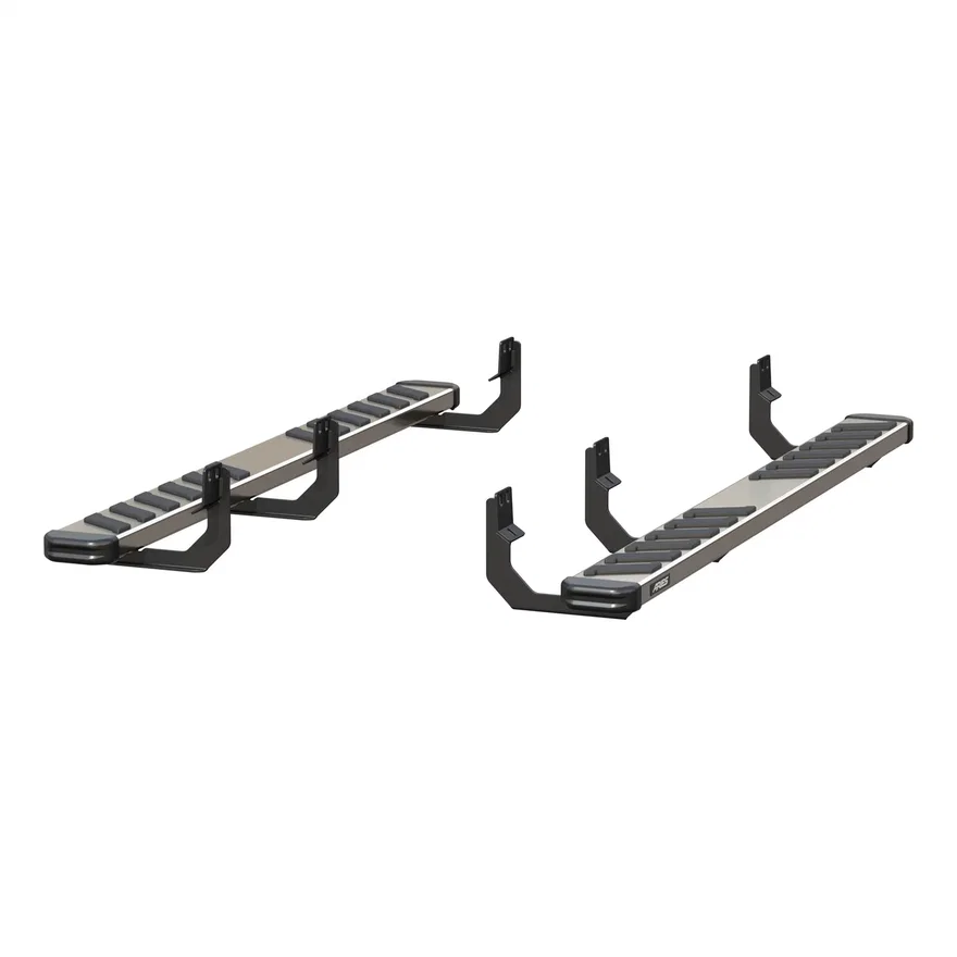 NovaTrac 6in. x 75in. Polished Stainless Running Boards; Select Nissan Titan