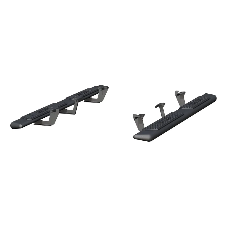 AscentStep 5-1/2" x 75" Black Steel Running Boards, Select Dodge Durango