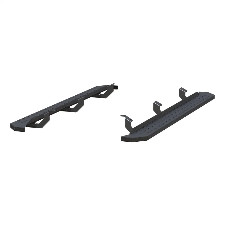 RidgeStep Black Steel 6-1/2 x 85-Inch Truck Running Boards; Select for Toyota Tacoma