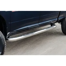 3" Round Polished Stainless Side Bars, Select Dodge, Ram 2500, 3500 image 4