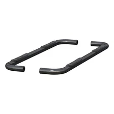 3" Round Black Steel Side Bars, Select Silverado, Sierra 1500 Extended Cab image 2