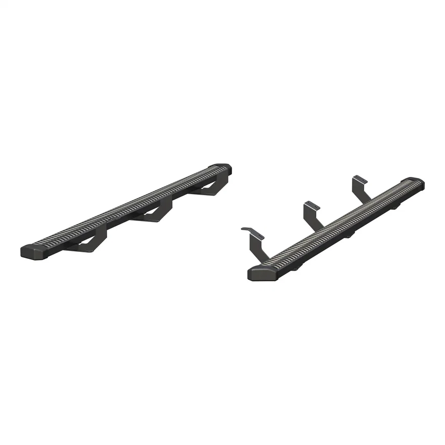 SlimGrip 88-Inch Black Aluminum Truck Running Boards; Select Toyot for Toyota Tacoma