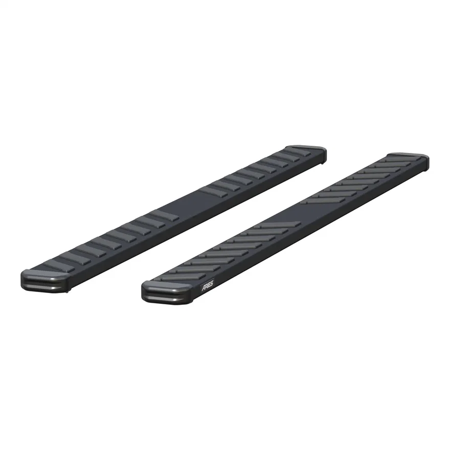 NovaTrac 6in. x 91in. Black E-Coat Steel Running Boards