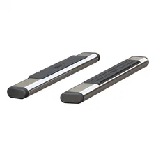 6in. x 53in. Polished Stainless Oval Side Bars (No Brackets) image 1