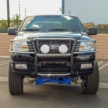 Polished Stainless Grille Guard, Select Ford F-150, Lincoln Mark LT image 5