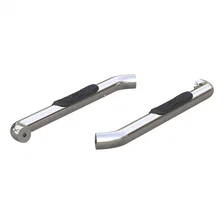 3" Round Polished Stainless Side Bars, Select Ford F-150, F-250, F-350 image 2