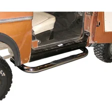 3" Round Polished Stainless Side Bars, Select Ford Bronco image 2