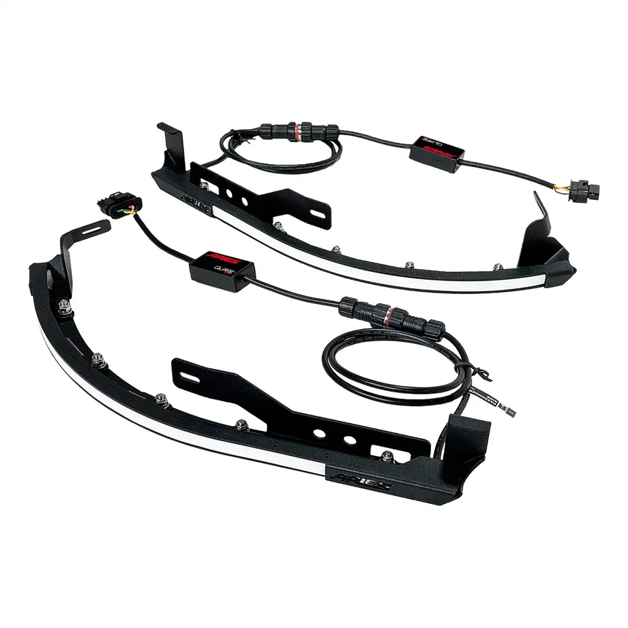 Front LED Fender Lights for Jeep Wrangler JL; Gladiator JT
