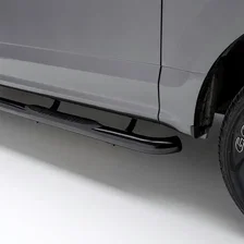 3" Round Black Steel Side Bars, Select Ford Bronco image 1