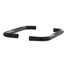 3" Round Black Steel Side Bars, Select Jeep Wrangler TJ image 2