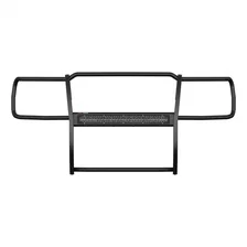 Pro Series Black Steel Grille Guard with Light Bar, Select Chevy Silverado 1500 image 2