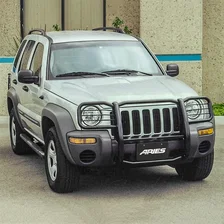 Black Steel Grille Guard, Select Jeep Liberty image 4