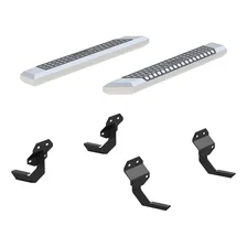 AdvantEDGE 5-1/2in. x 53in. Chrome Aluminum Side Bars; Select Ford F150; F250; F image 2