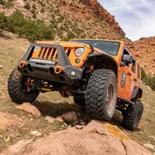 TrailChaser Jeep Wrangler, Gladiator Aluminum Front Bumper Corners with LEDs image 2