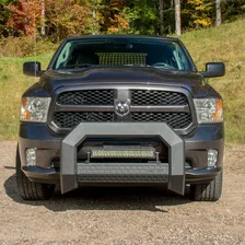 AdvantEDGE 5-1/2in. Black Aluminum Bull Bar; Select Dodge; Ram 1500 image 6