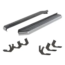 AeroTread 5" x 70" Polished Stainless Running Boards, Select Toyota 4Runner image 2