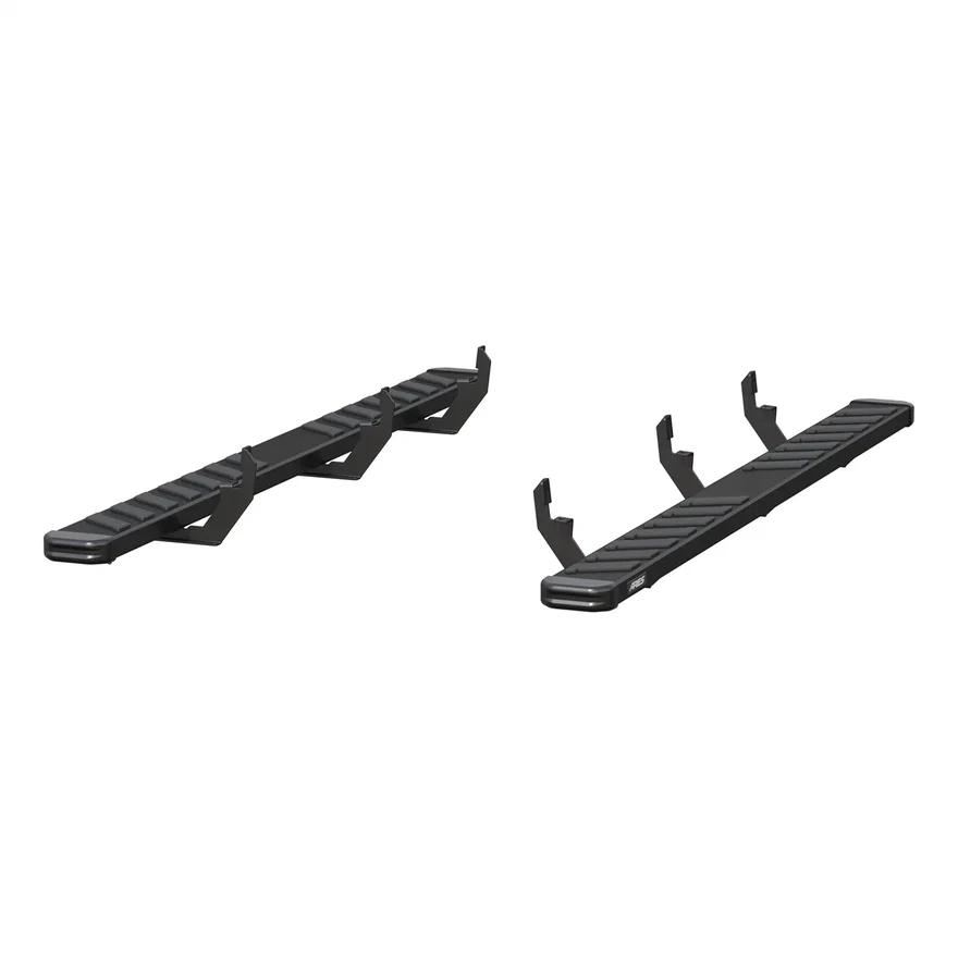 NovaTrac 6in. x 85in. Black E-Coat Steel Running Boards; Select Colorado; Canyon