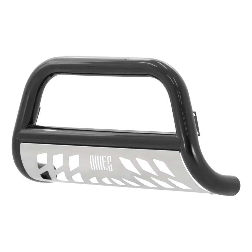 Stealth 3in. Black Stainless Bull Bar; Select Ford Excursion; F-250; F-350