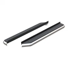 AeroTread 5" x 73" Polished Stainless Running Boards (No Brackets) image 1