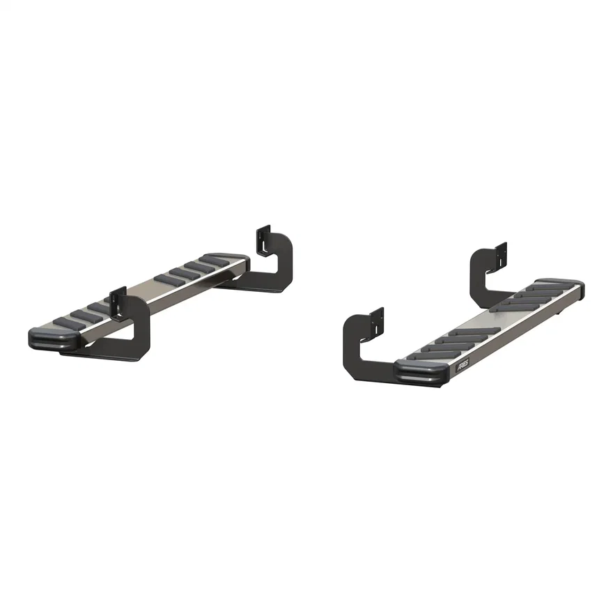 NovaTrac 6in. x 53in. Polished Stainless Running Boards; Select Ford F-150