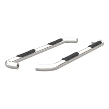 3" Round Polished Stainless Side Bars, Select Ram 1500 image 2