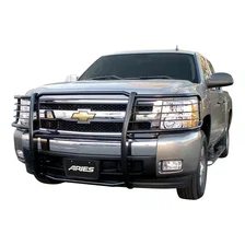 Black Steel Grille Guard, Select Chevrolet Silverado 1500 image 4