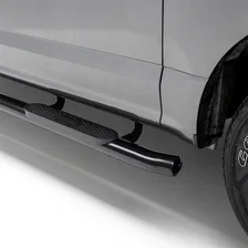 4" Black Steel Oval Side Bars, Select Ford Ranger SuperCrew image 1
