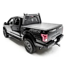 AdvantEDGE Black Aluminum Headache Rack; Select Ford F-150; Lightning image 5