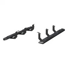 AscentStep 75in. Black Steel Running Boards; Select Toyota Tundra Extended Cab image 1