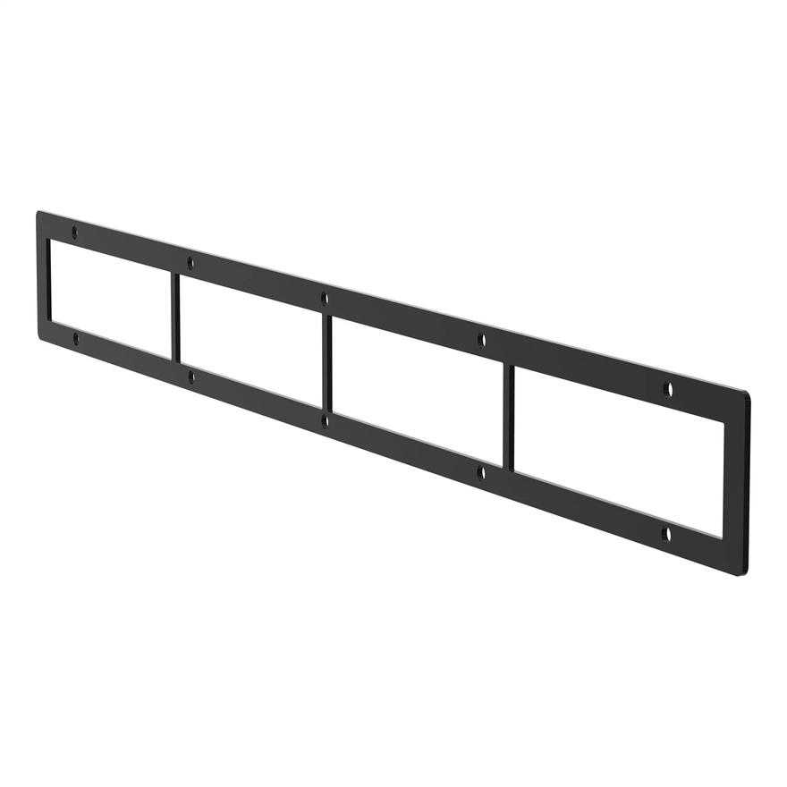 Pro Series 30-Inch Black Steel Light Bar Cover Plate