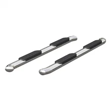 4" Polished Stainless Oval Side Bars, Select Dodge, Ram 1500, 2500, 3500 image 2