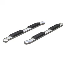 4" Polished Stainless Oval Side Bars, Select Chevrolet Colorado, GMC Canyon Crew image 2