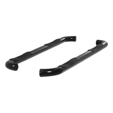 3" Round Black Steel Side Bars, Select Ford F-150 image 2