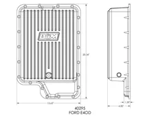 Hi-Tek Deep Transmission Pan -  Aluminum image 3