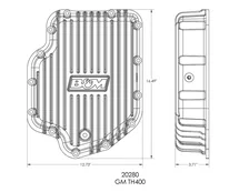 Hi-Tek Deep Transmission Pan -  Aluminum image 3