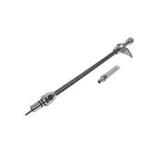 Auto Transmission Dipstick & Tube - Billet Aluminum/Stainless Steel Braided image 1
