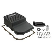 Hi-Tek Deep Heavy Duty Transmission Pan - ZF 845RE/850RE/8HP70/8HP75 - Black for Ram image 1