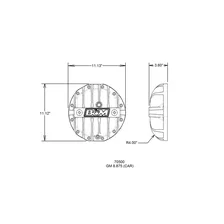 Hi-Tek Aluminum Differential Cover for GM 8.875-inch 12-bolt Car image 4