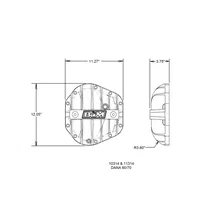 Hi-Tek Aluminum Differential Cover for Dana 60/70 - Black image 4