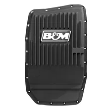 Hi-Tek Deep Transmission Pan -  Black Aluminum for Ford image 1