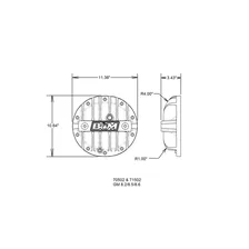 Hi-Tek Aluminum Differential Cover for GM 10-Bolt - Black image 7