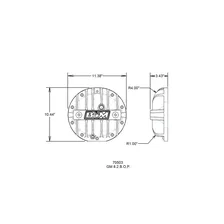 Hi-Tek GM 10-Bolt Aluminum Differential Cover - 8.2-inch BOP image 2